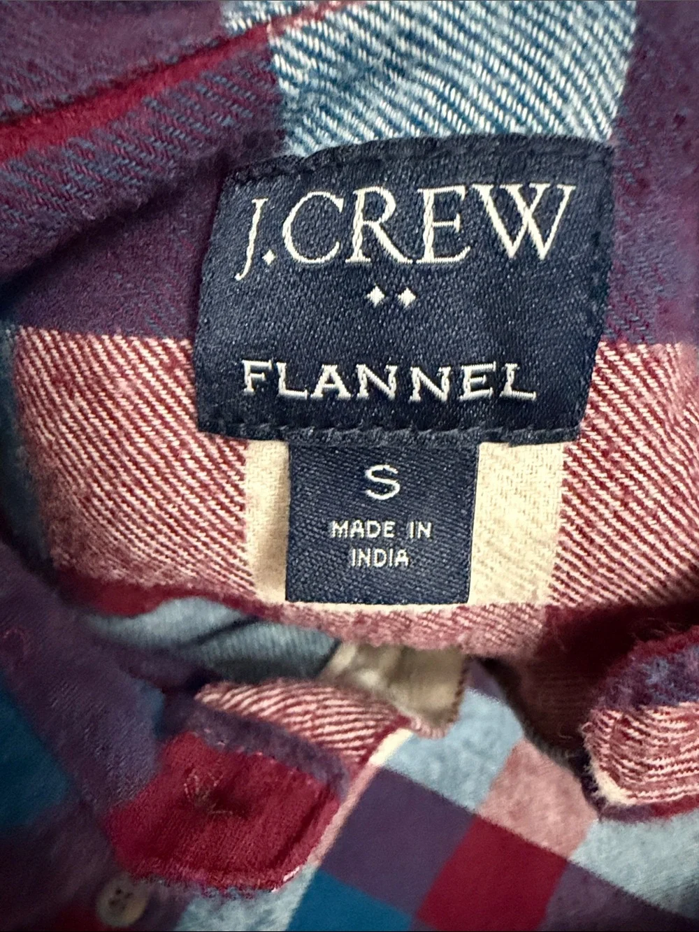 J. Crew casual plaid